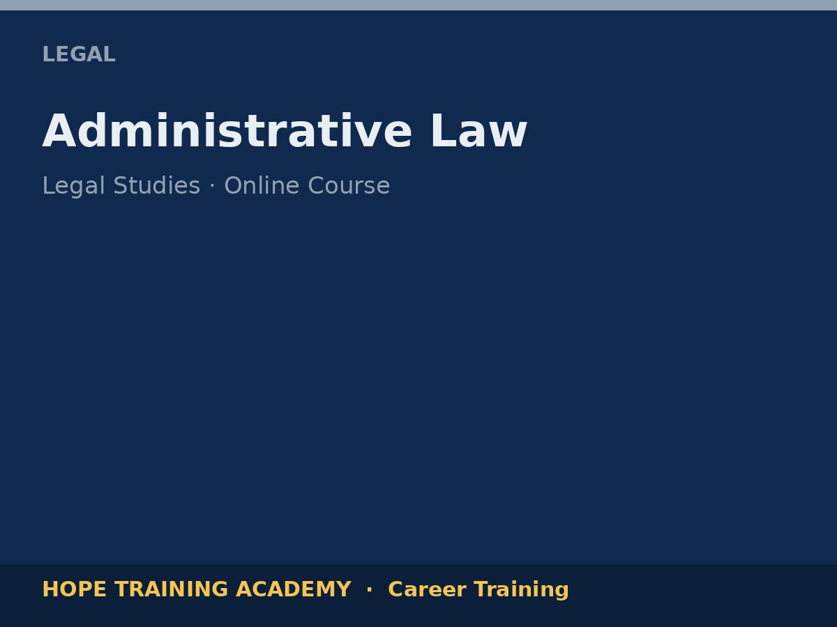 Administrative Law
