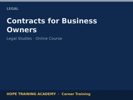 Contracts for Business Owners