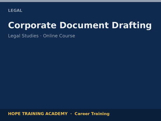 Corporate Document Drafting