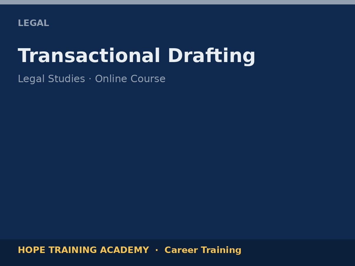 Transactional Drafting