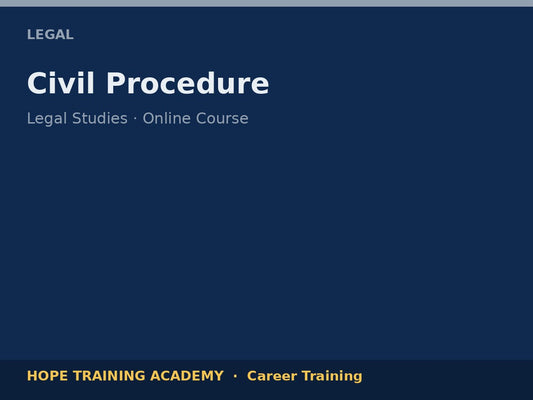 Civil Procedure