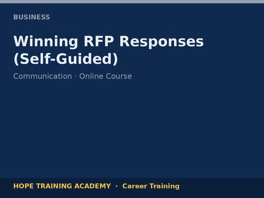 Winning RFP Responses (Self-Guided)