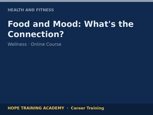 Food and Mood: What's the Connection?