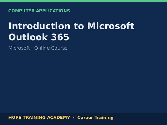 Introduction to Microsoft Outlook 365