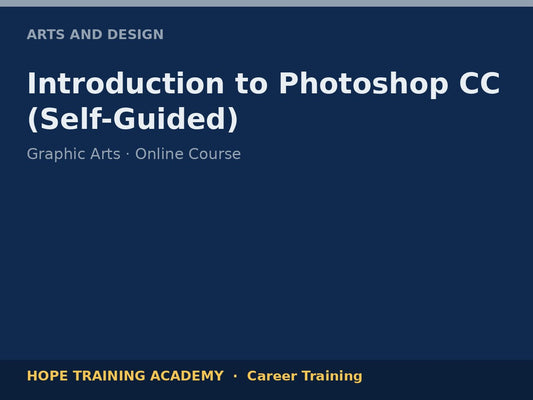 Introduction to Photoshop CC (Self-Guided)