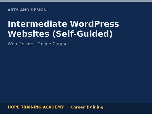 Intermediate WordPress Websites (Self-Guided)