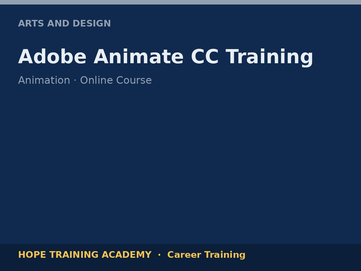 Adobe Animate CC Training
