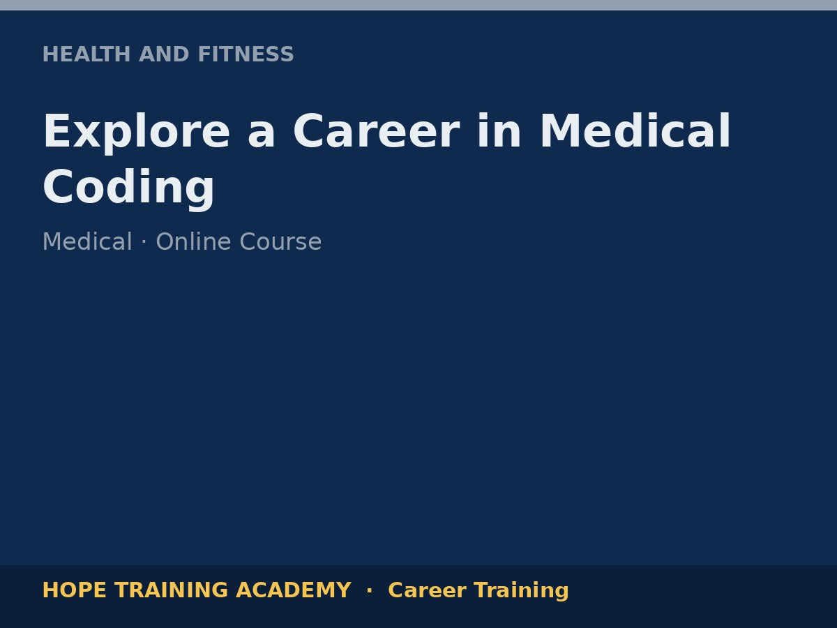 Explore a Career in Medical Coding