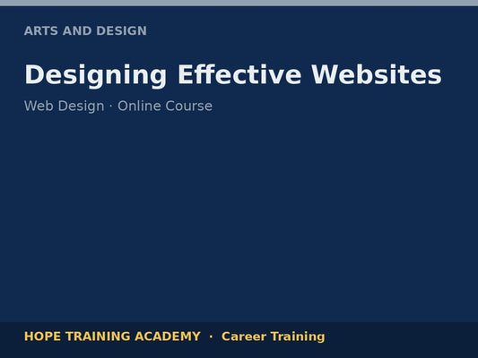 Designing Effective Websites