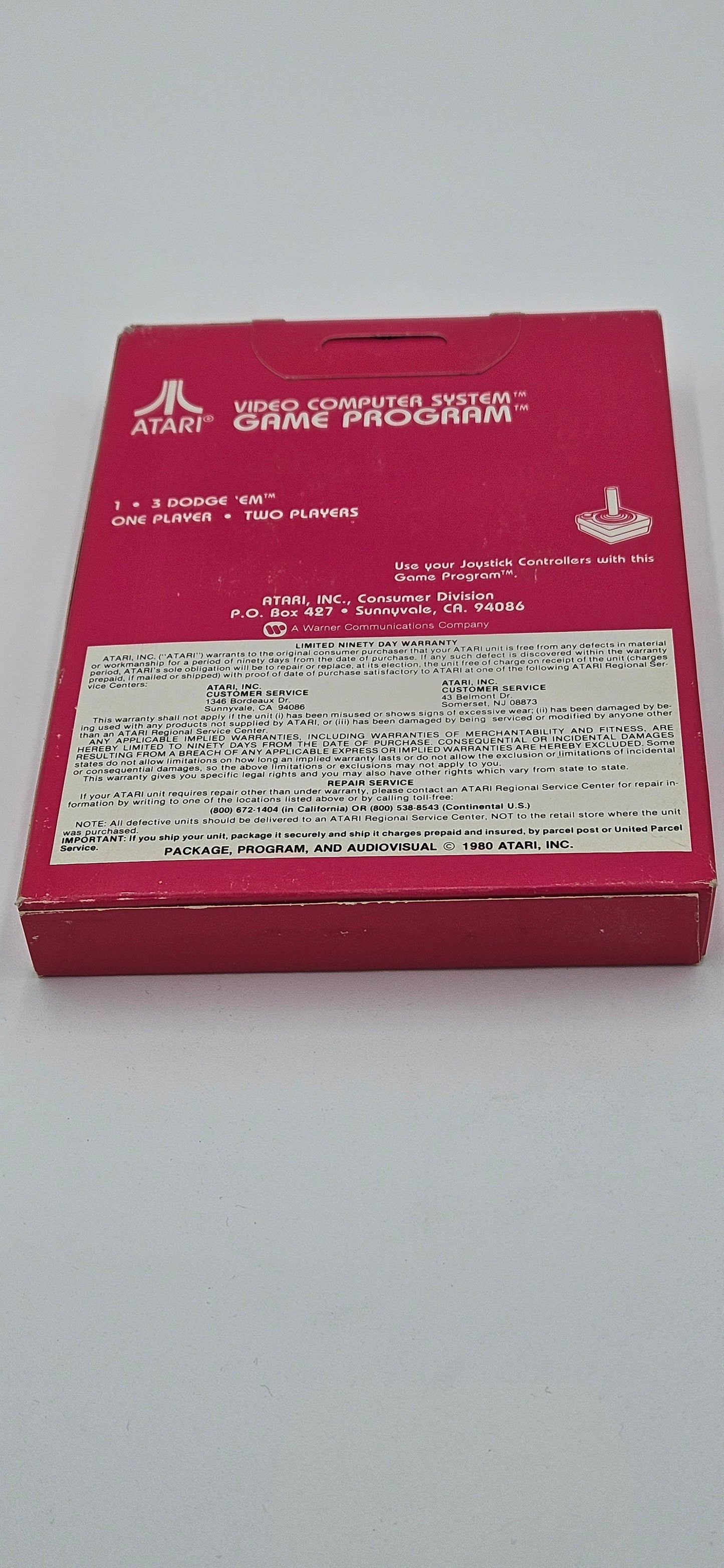 Dodge 'Em Atari 2600/VCS