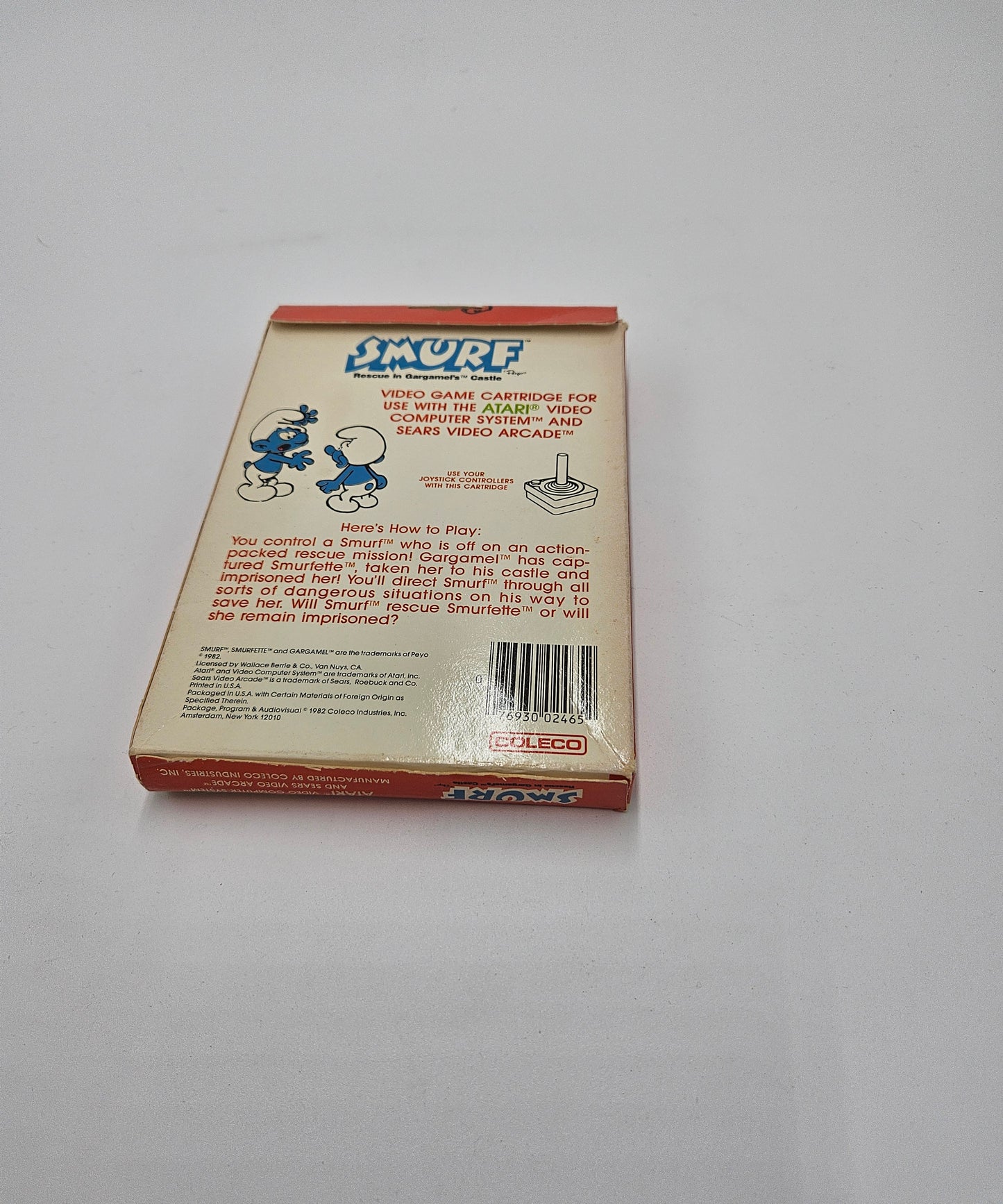 Smurf Rescue in Gargamel's Castle Atari 2600/VCS