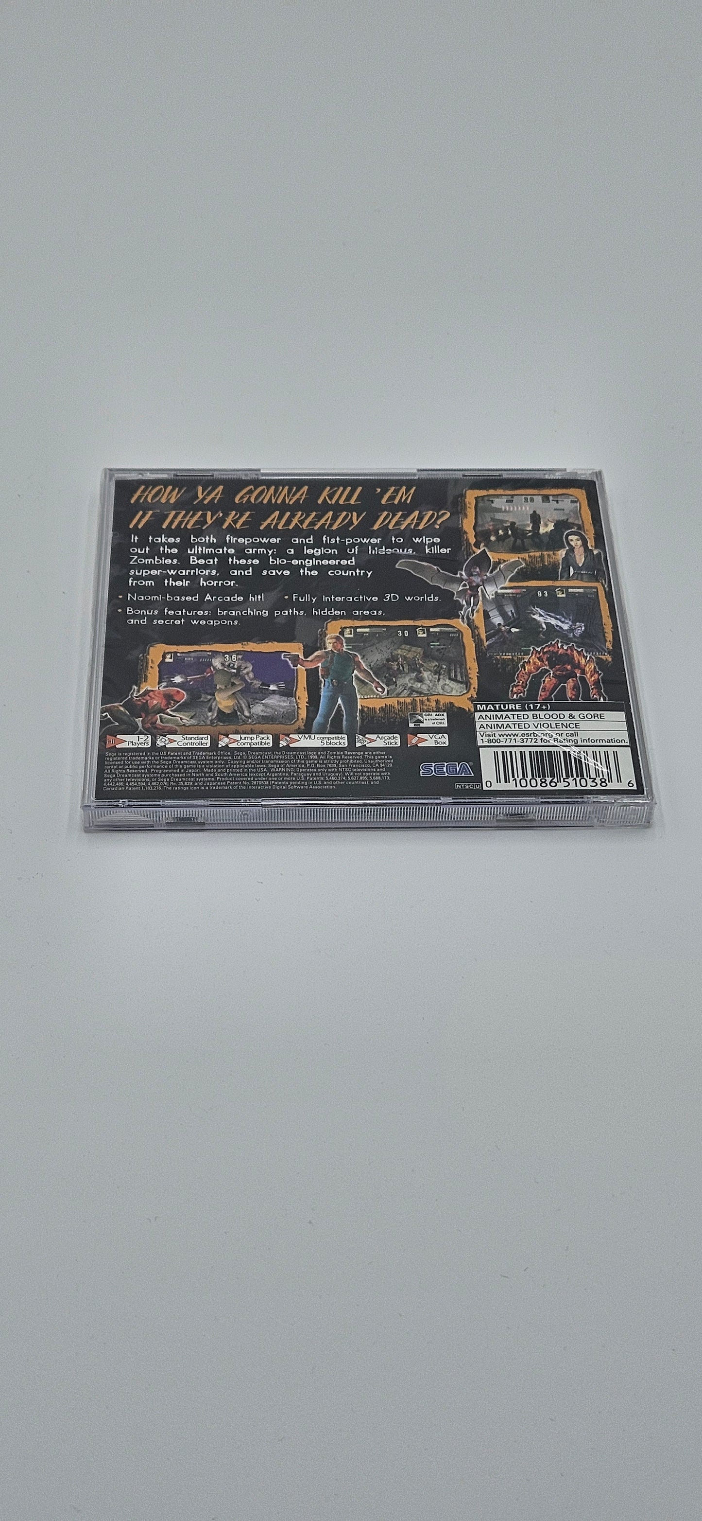 Zombie Revenge Sega Dreamcast