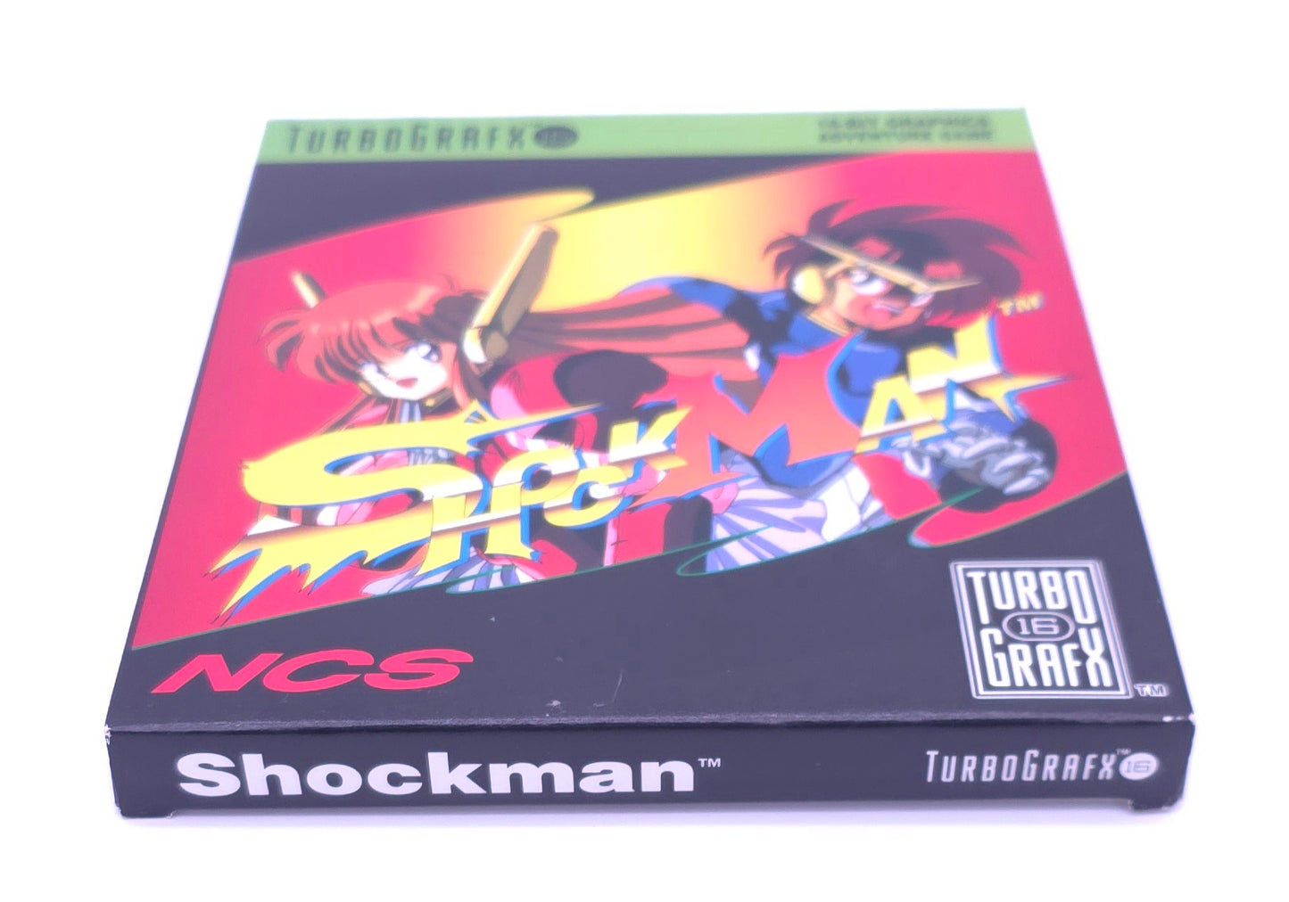 Shockman Turbografx16 CIB MINT Complete HARD TO FIND TurboGrafx 16