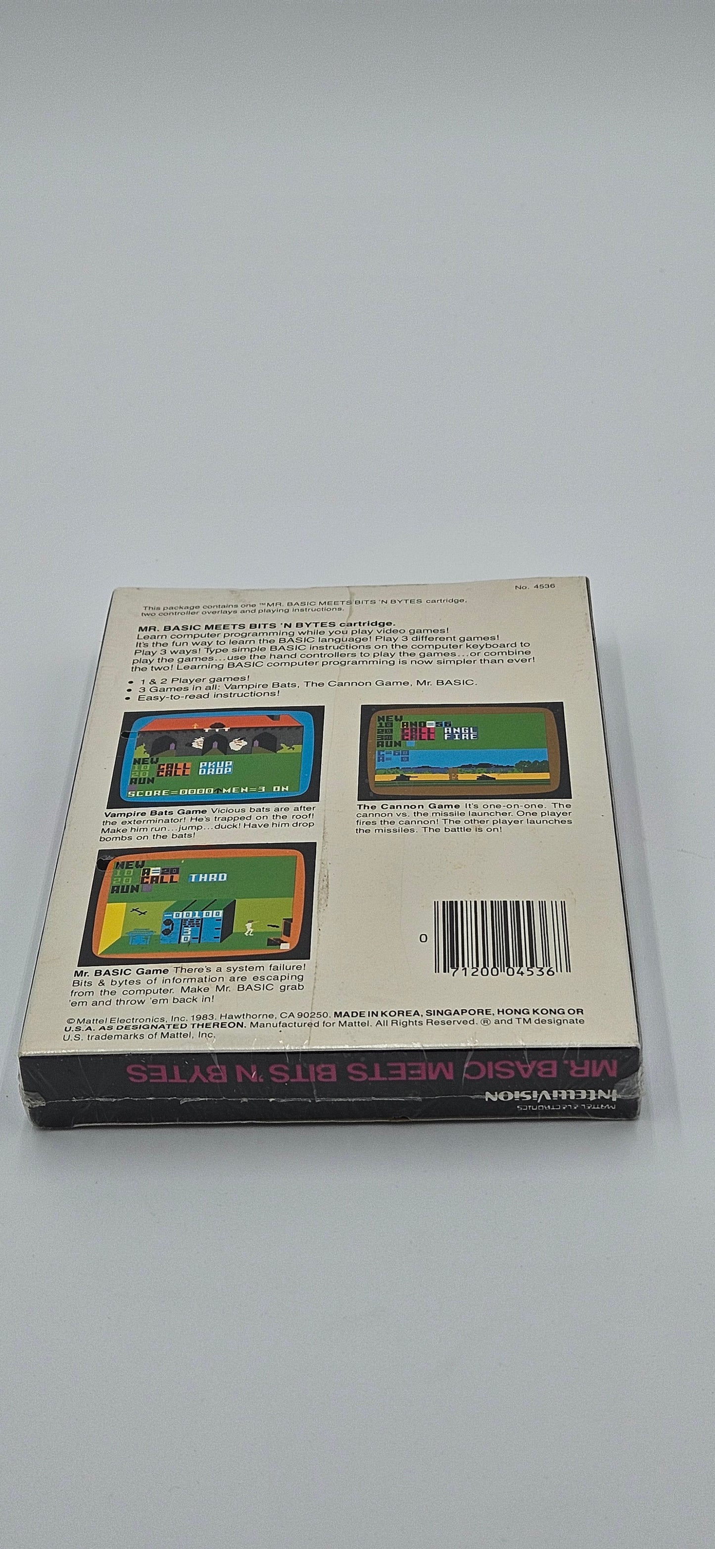Mr. Basic Meets Bits 'N Bytes Mattel Intellivision