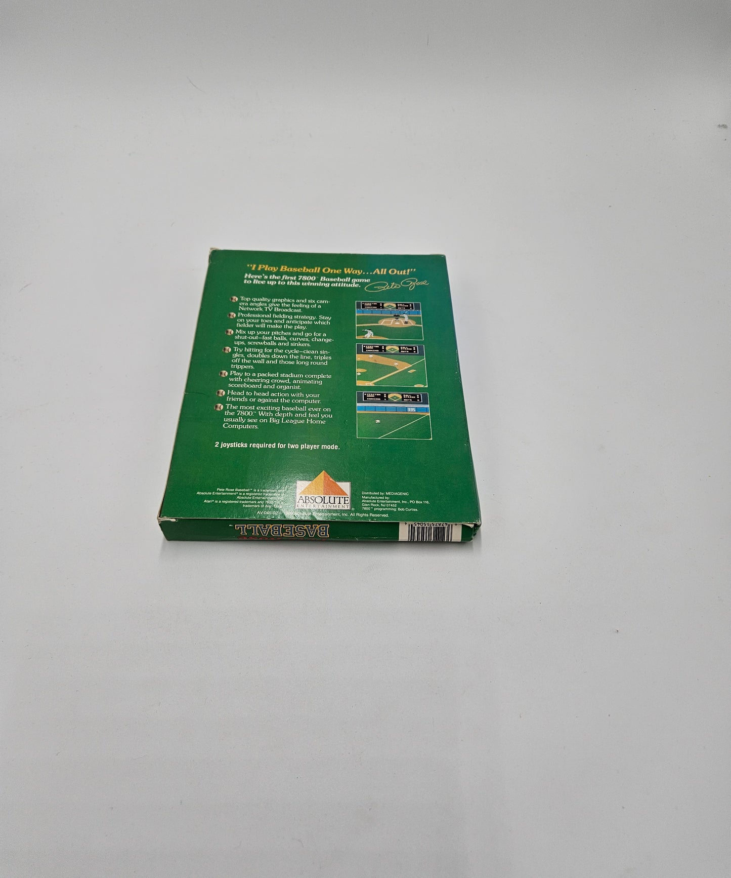 Pete Rose Baseball Atari 7800