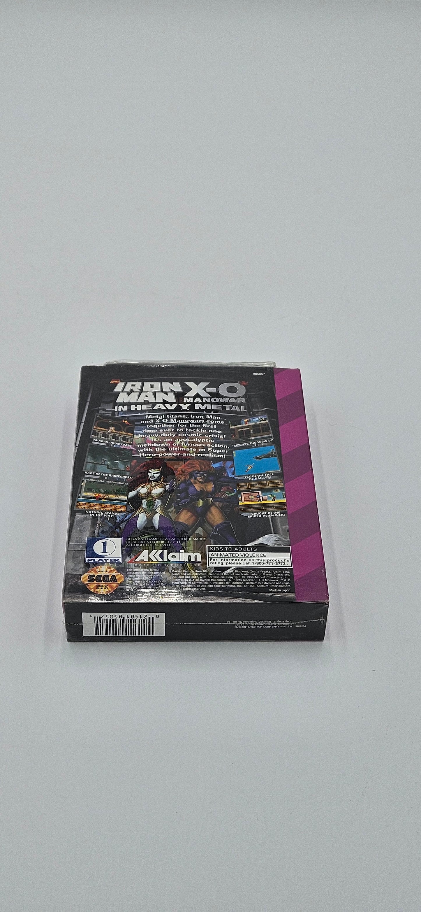Iron Man X.O. Manowar In Heavy Metal Sega Game Gear
