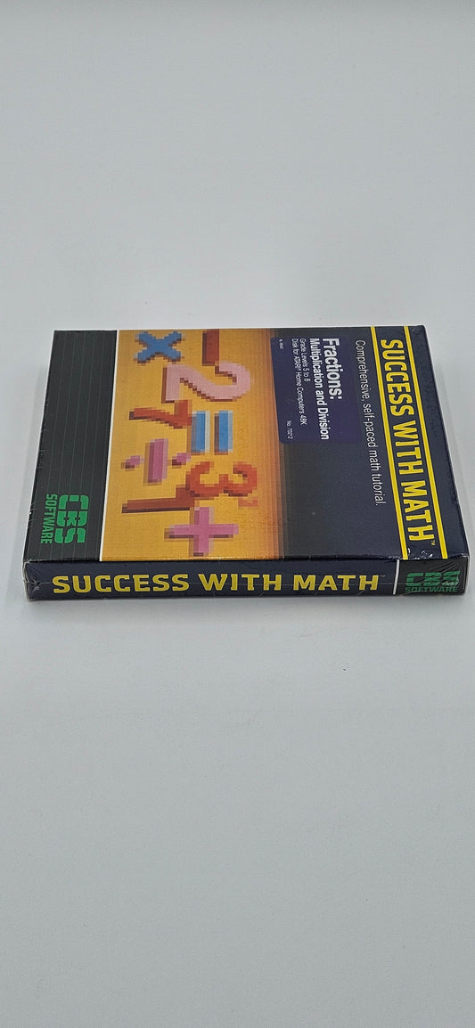 SUCCESS WITH MATH Fractions Atari 1200XL