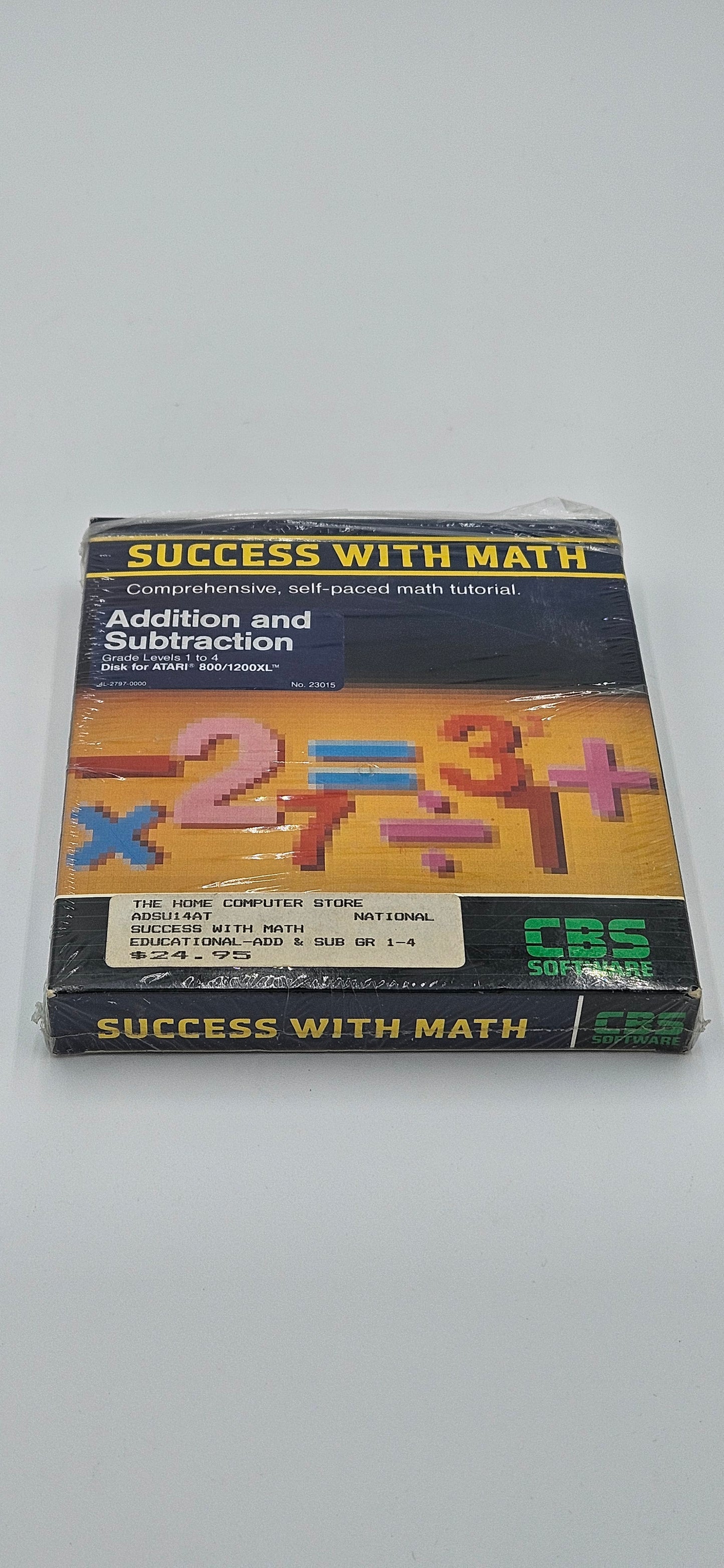 SUCCESS WITH MATH Addition and Subtraction Atari 1200XL