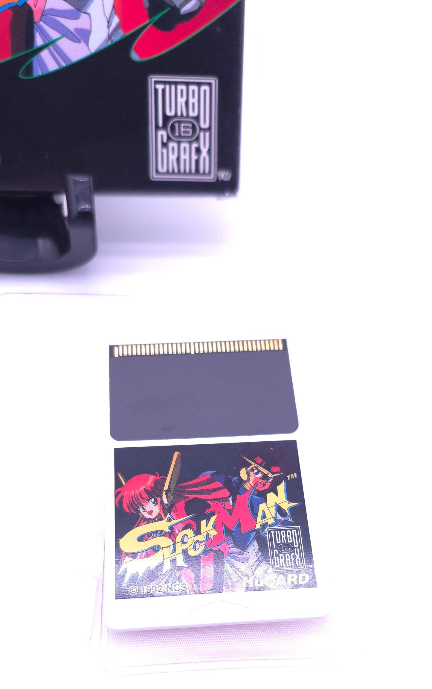 Shockman Turbografx16 CIB MINT Complete HARD TO FIND TurboGrafx 16
