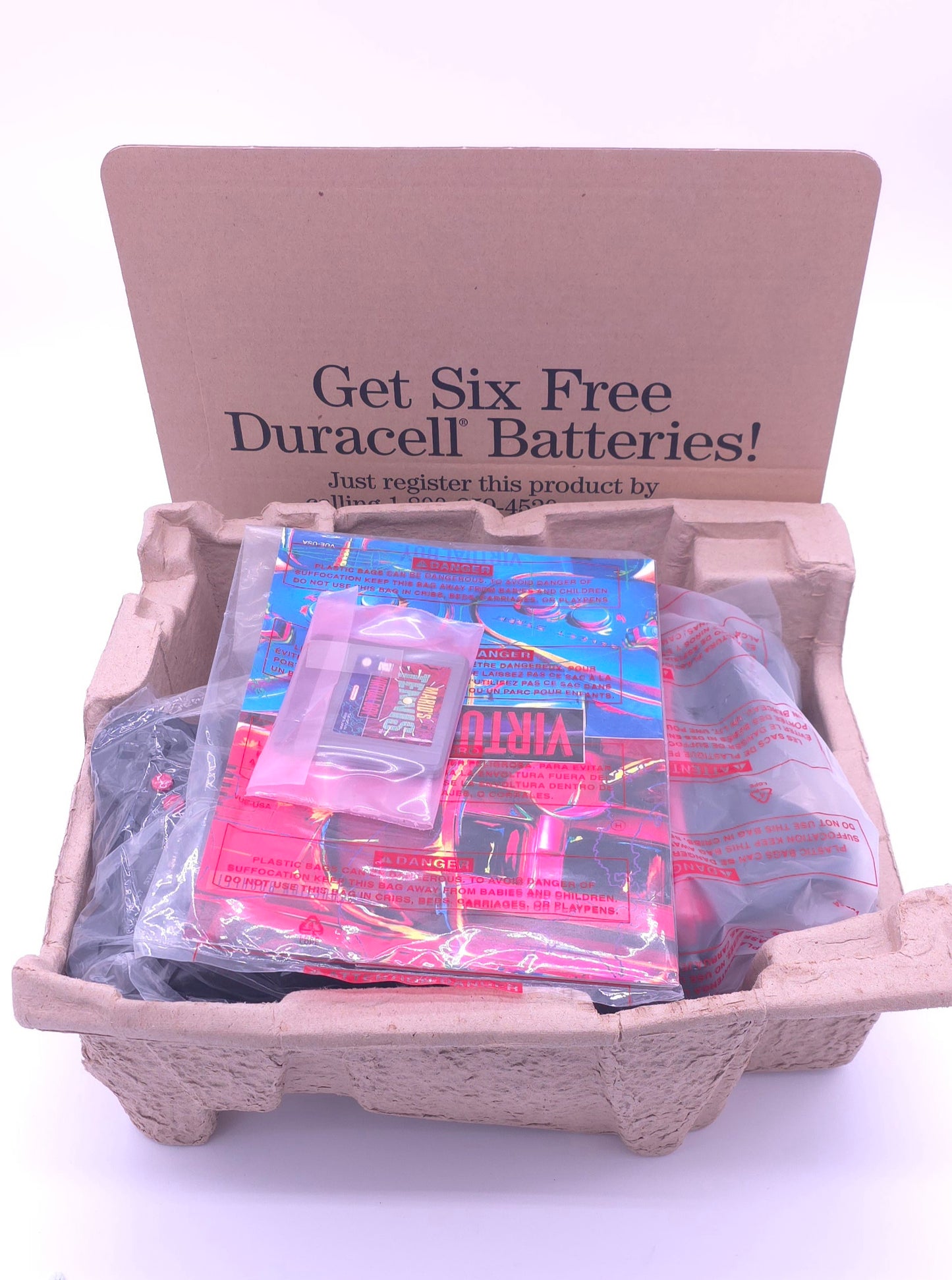Nintendo Virtual Boy VR GRAIL Complete MINT - Duracell Power Edition - RARE