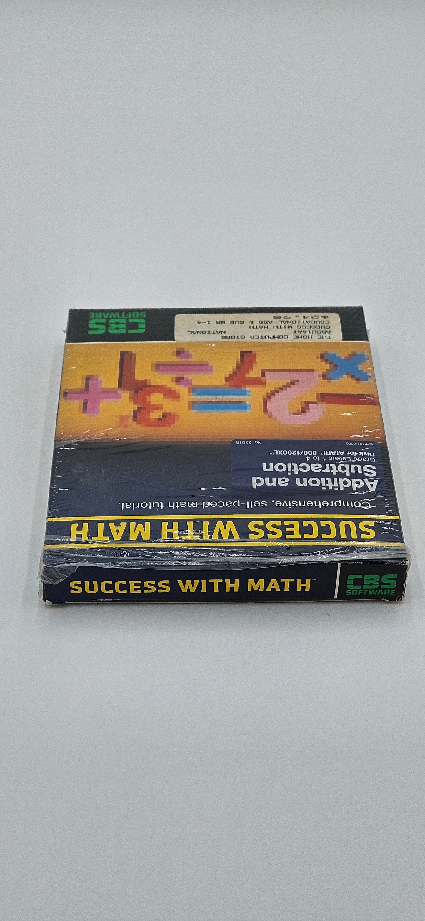 SUCCESS WITH MATH Addition and Subtraction Atari 1200XL