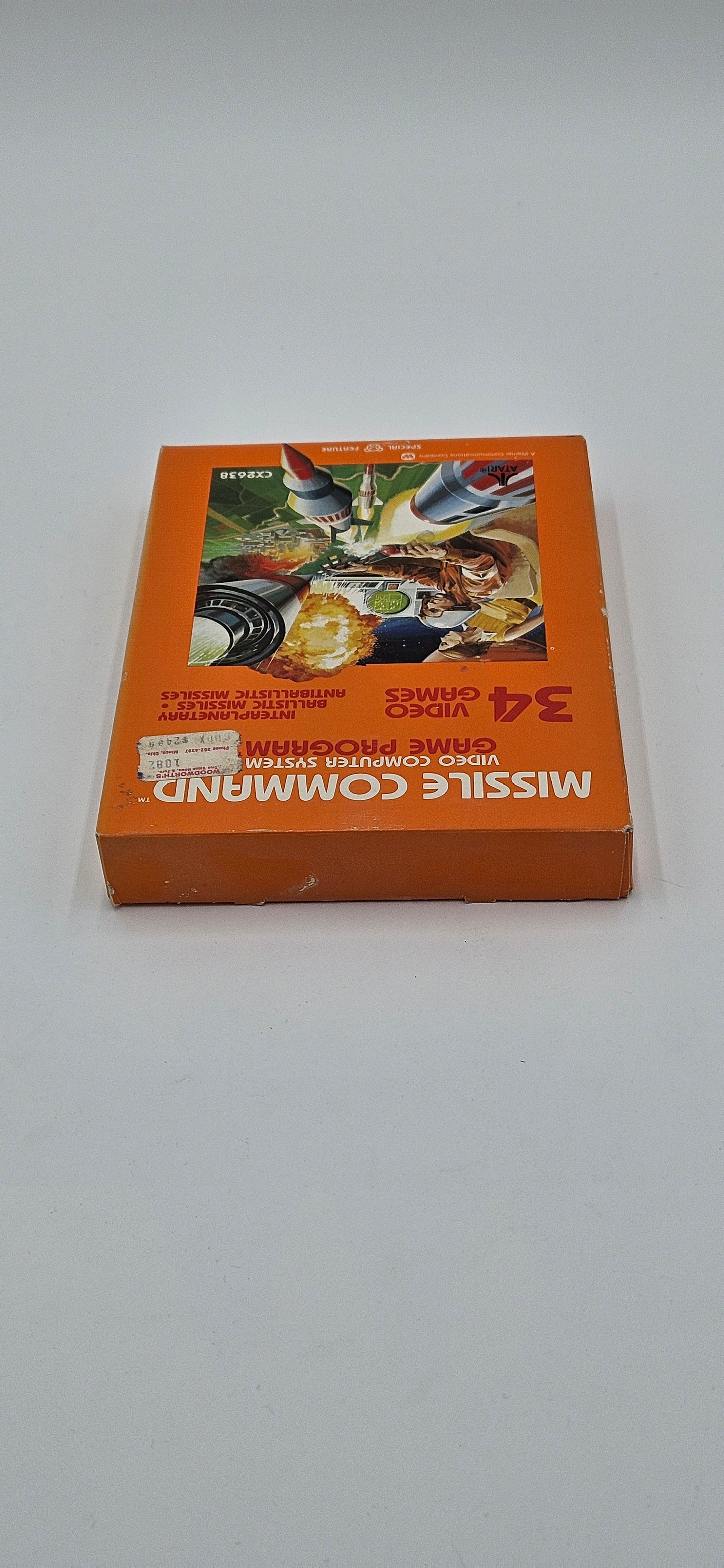 Missile Command ATARI 2600 SEALED! Original Title Atari 2600/VCS