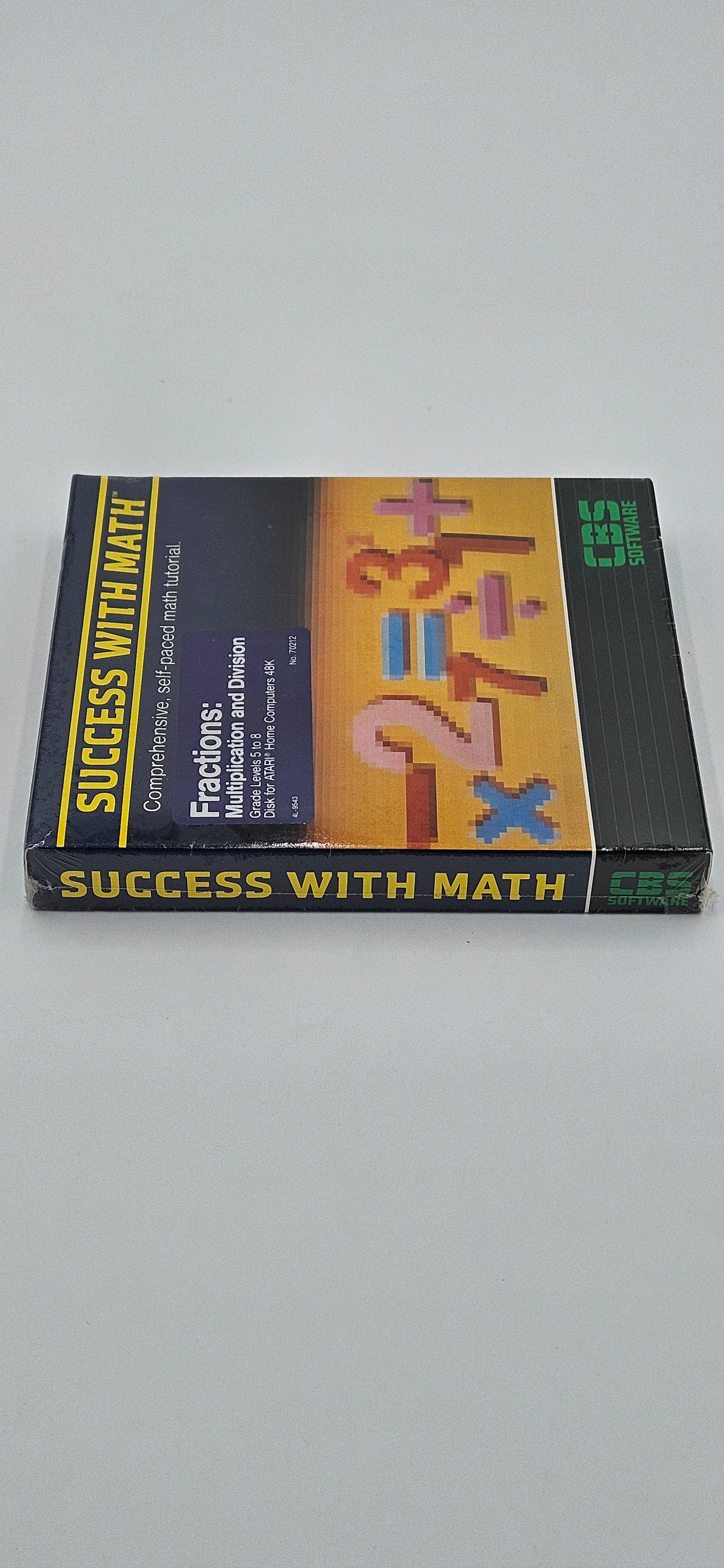 SUCCESS WITH MATH Fractions Atari 1200XL