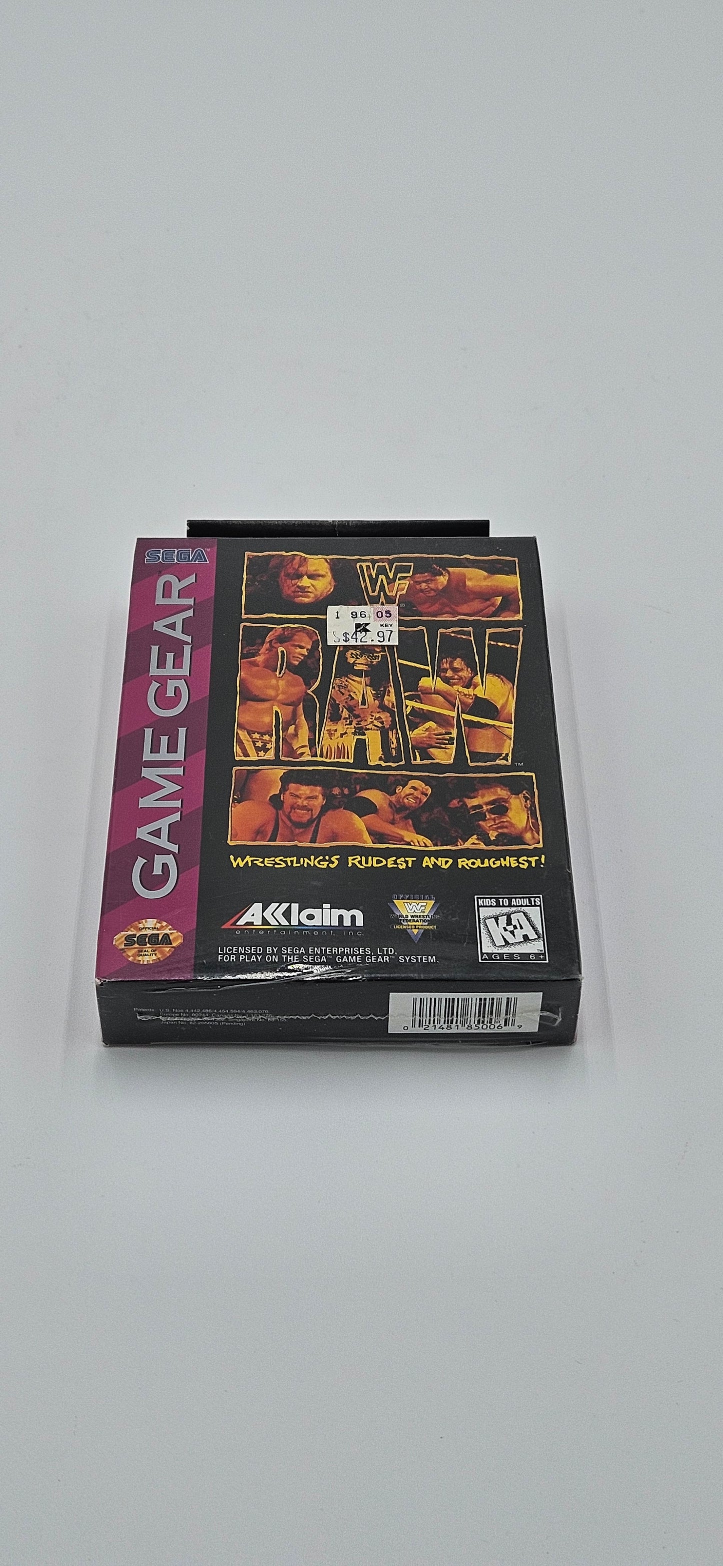 WWF Raw Sega Game Gear