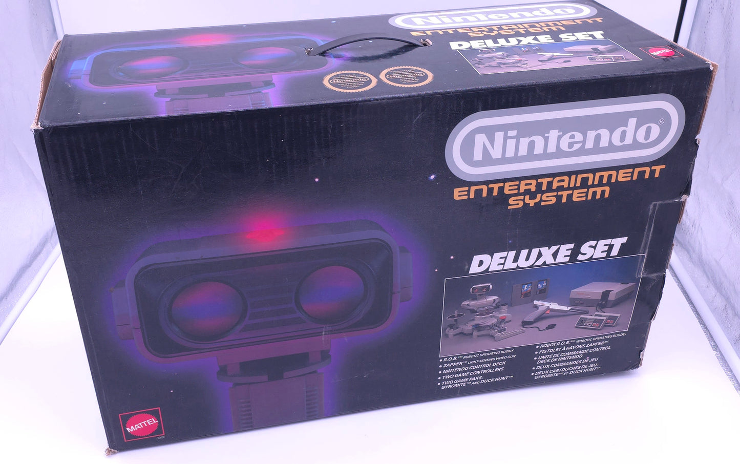Nintendo NES Deluxe Set with Robot - Complete - RARE!