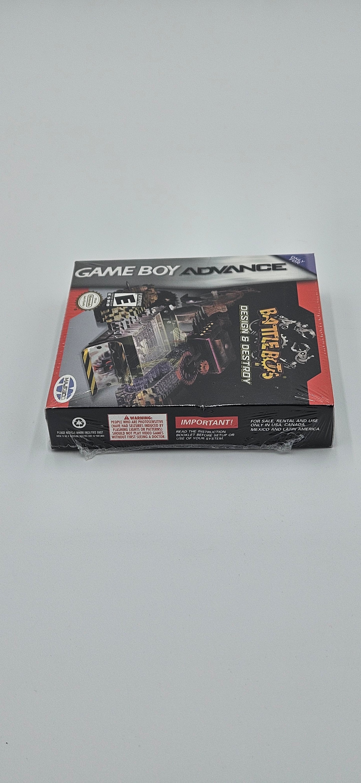 Battle Bots Design & Destroy GBA Factory Sealed - brande new - RARE