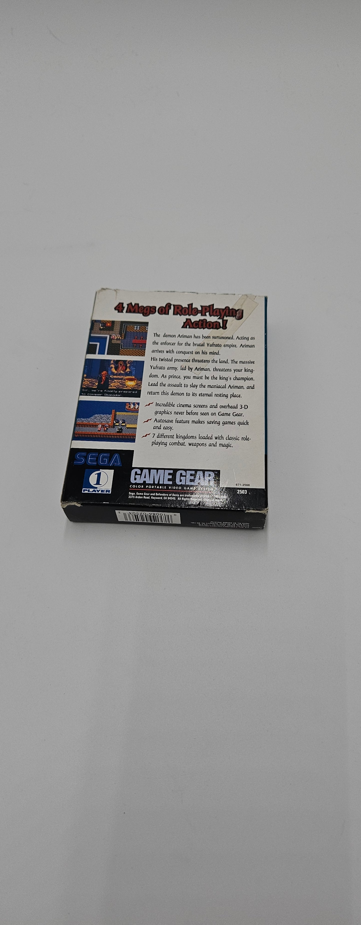 Defenders of Oasis Game Gear