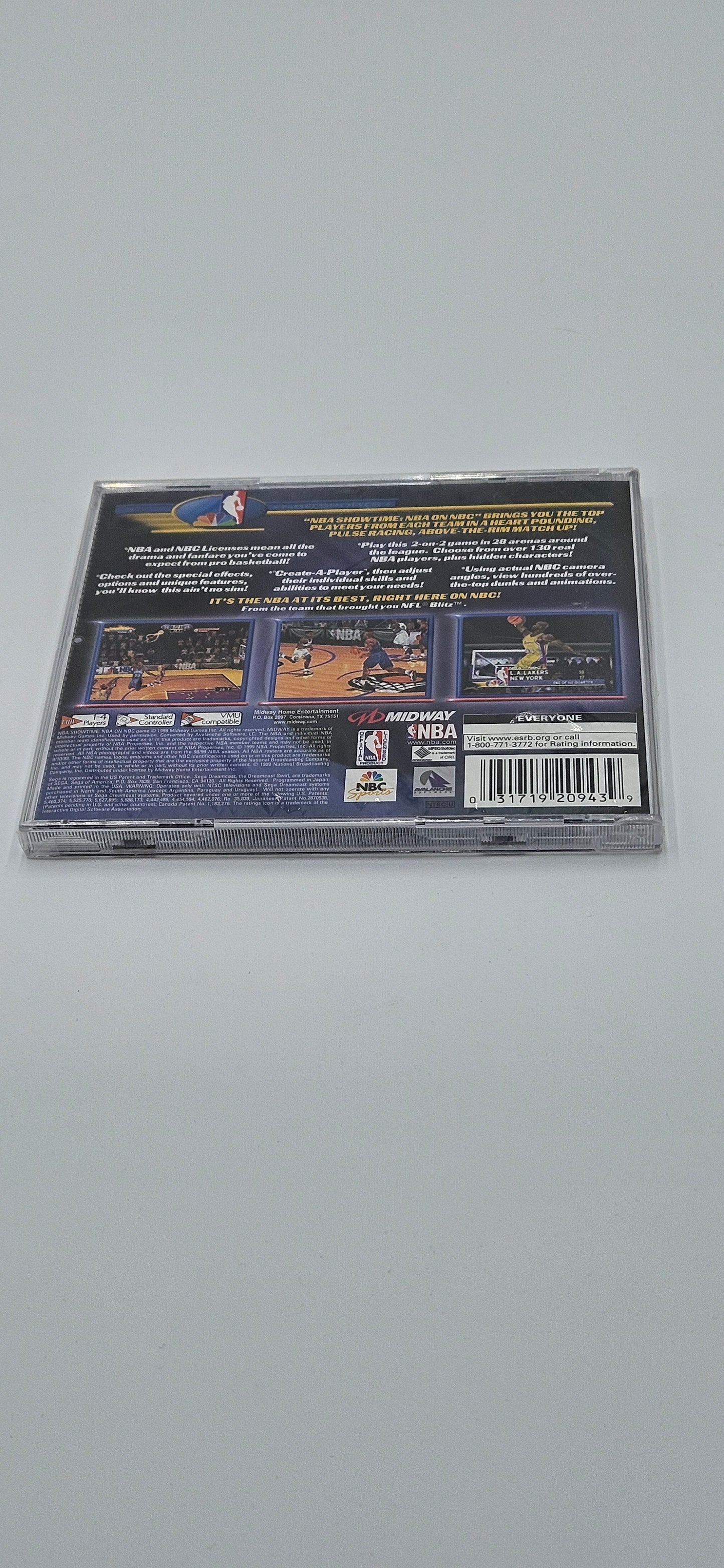 NBA ShowTime Sega Dreamcast