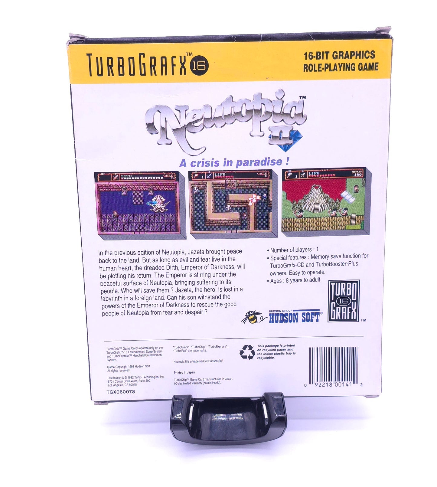 Neutopia II TurboGrafx 16