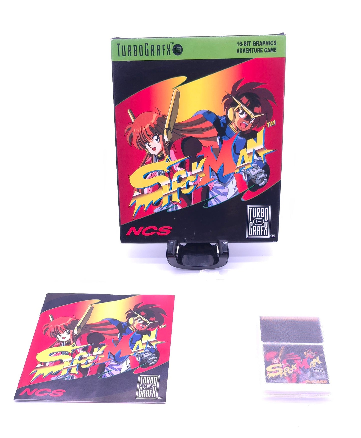 Shockman Turbografx16 CIB MINT Complete HARD TO FIND TurboGrafx 16