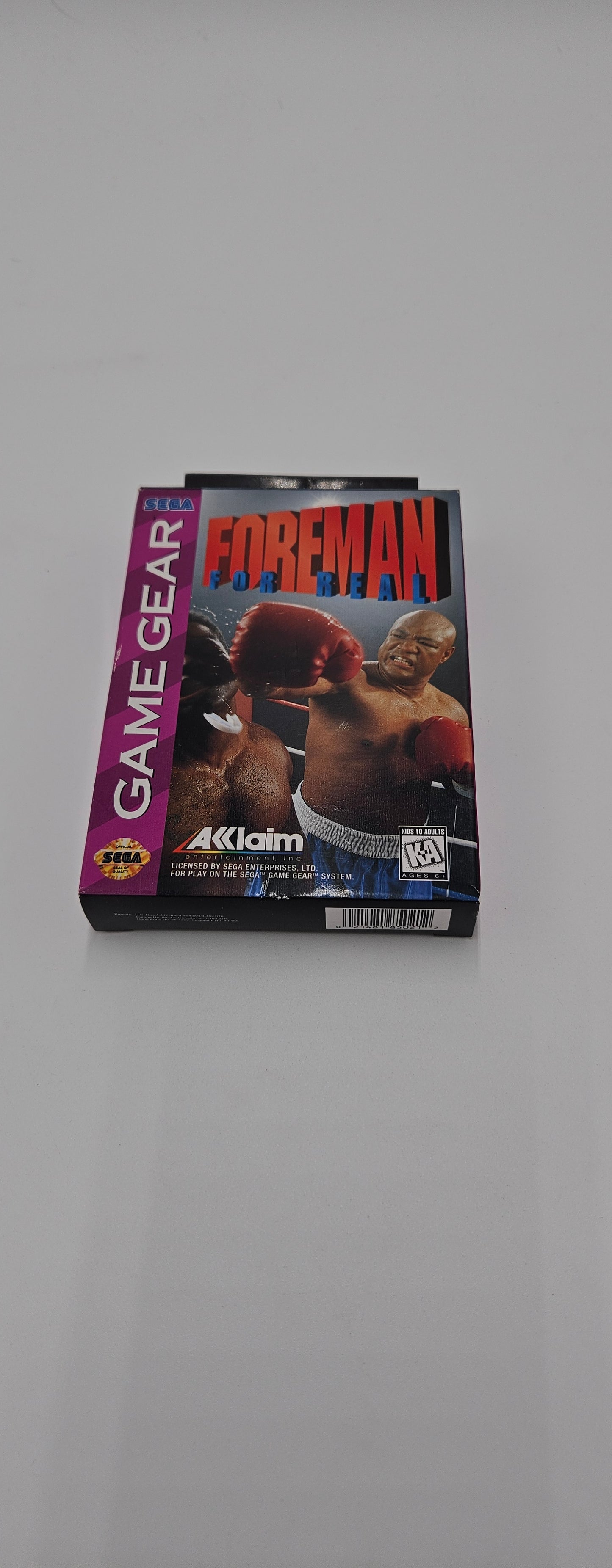 Foreman For Real Game Gear
