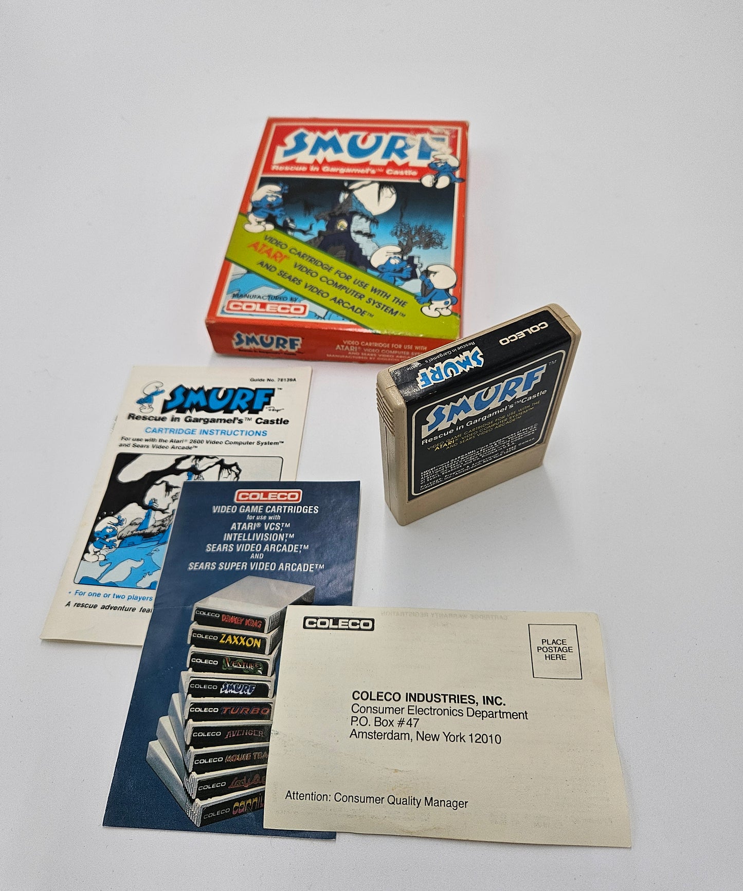 Smurf Rescue in Gargamel's Castle Atari 2600/VCS