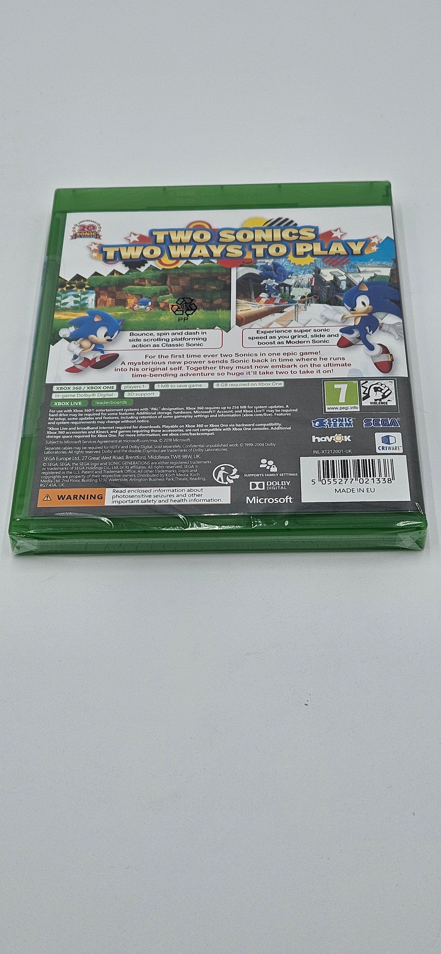 Sonic Generations Microsoft One