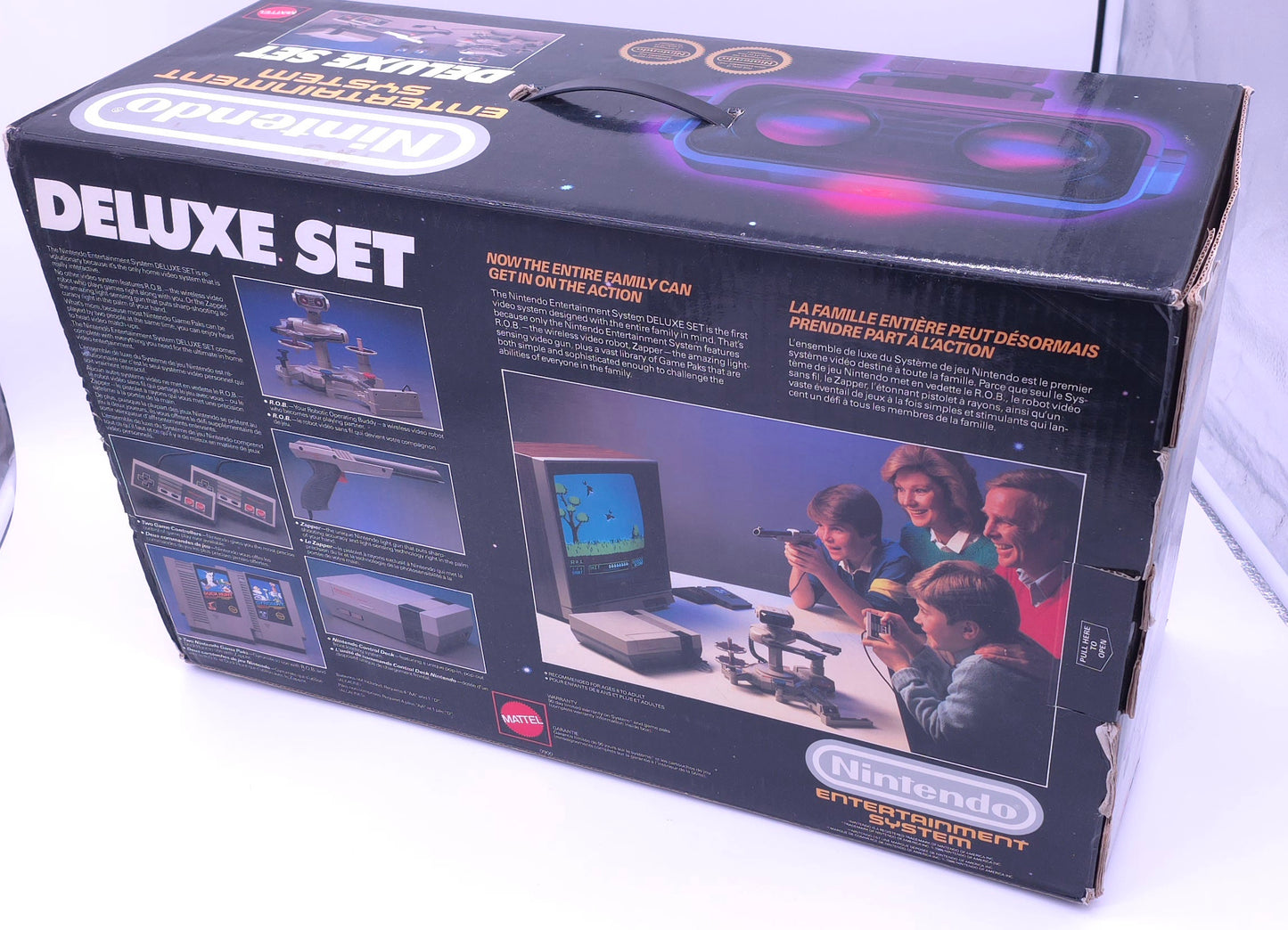 Nintendo NES Deluxe Set with Robot - Complete - RARE!