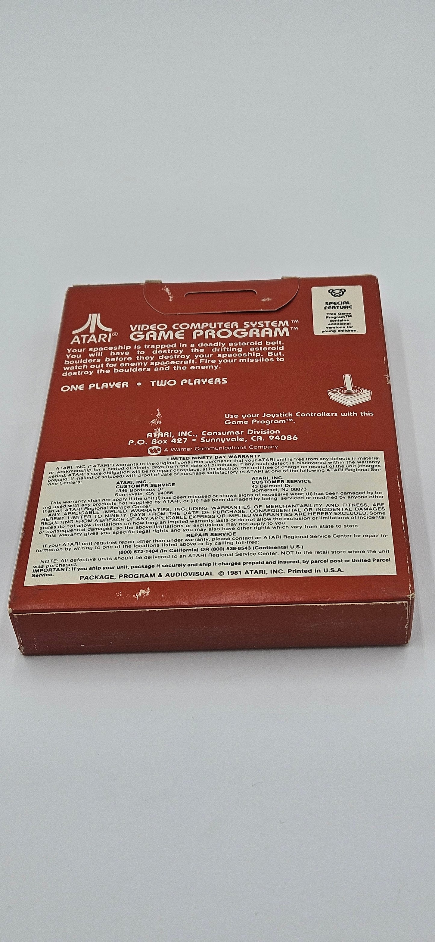 Asteroids Atari 2600/VCS