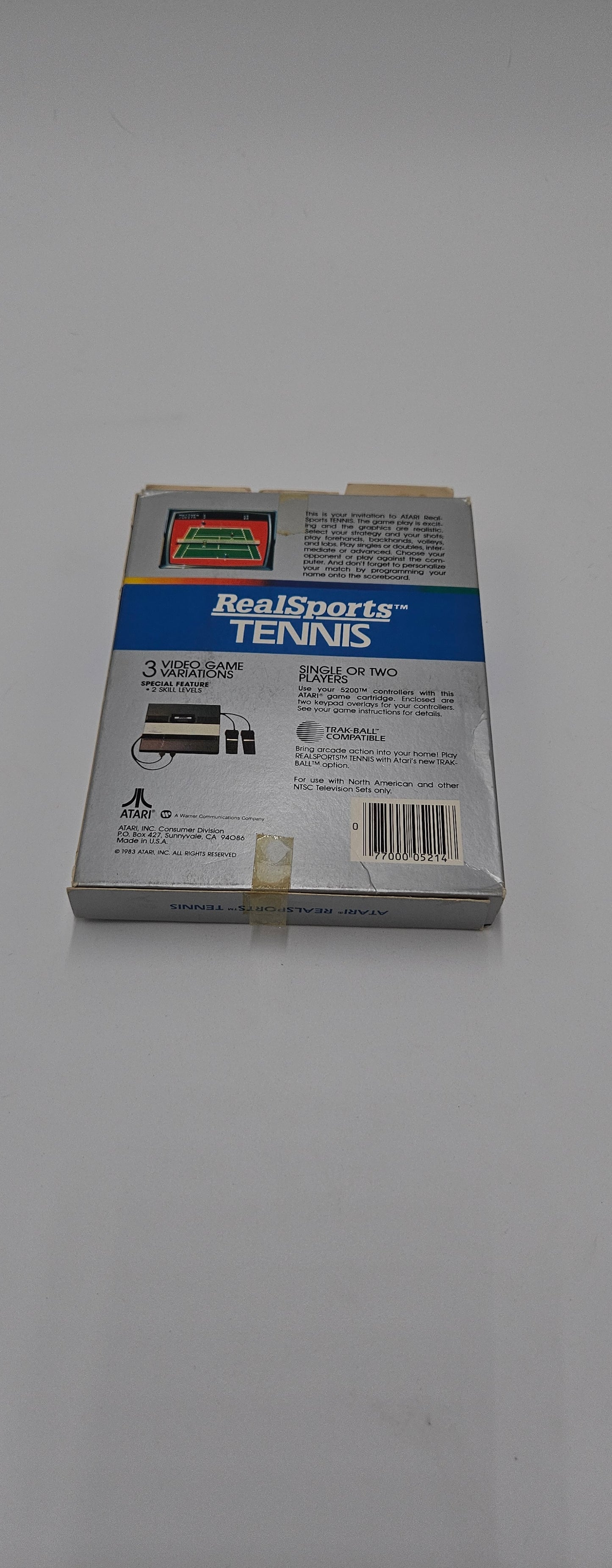 Realsports Tennis Atari 5200