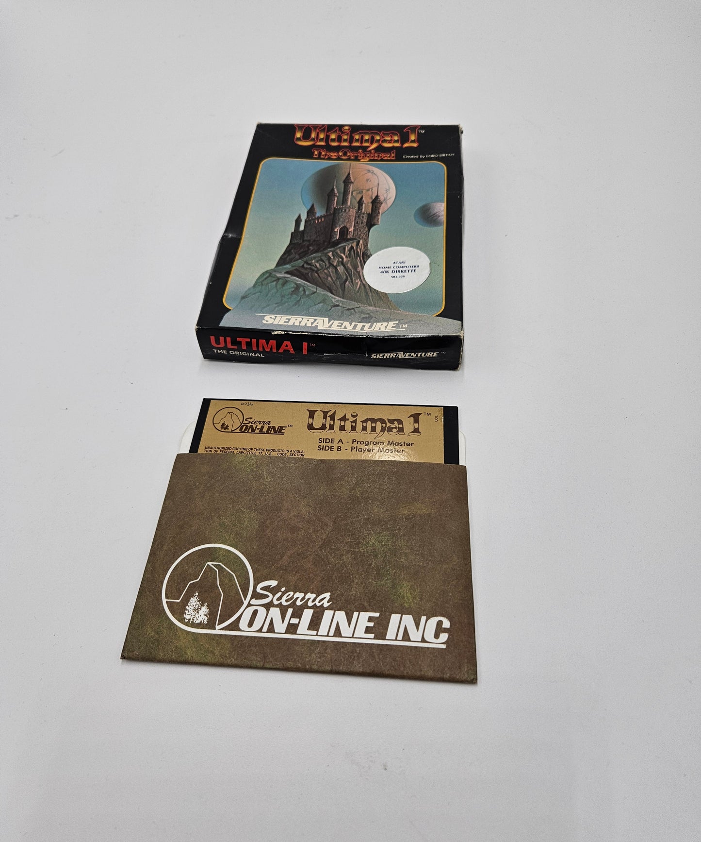Ultima I: The Original The First Age of Darkness Atari 400/800