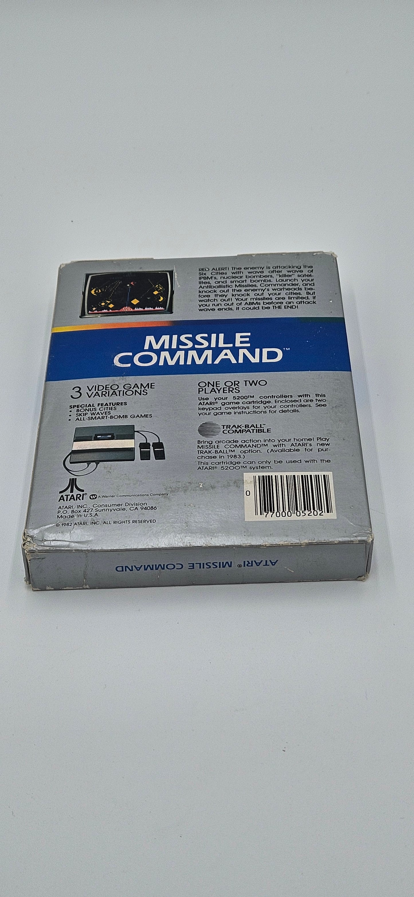 Missile Command Atari 5200