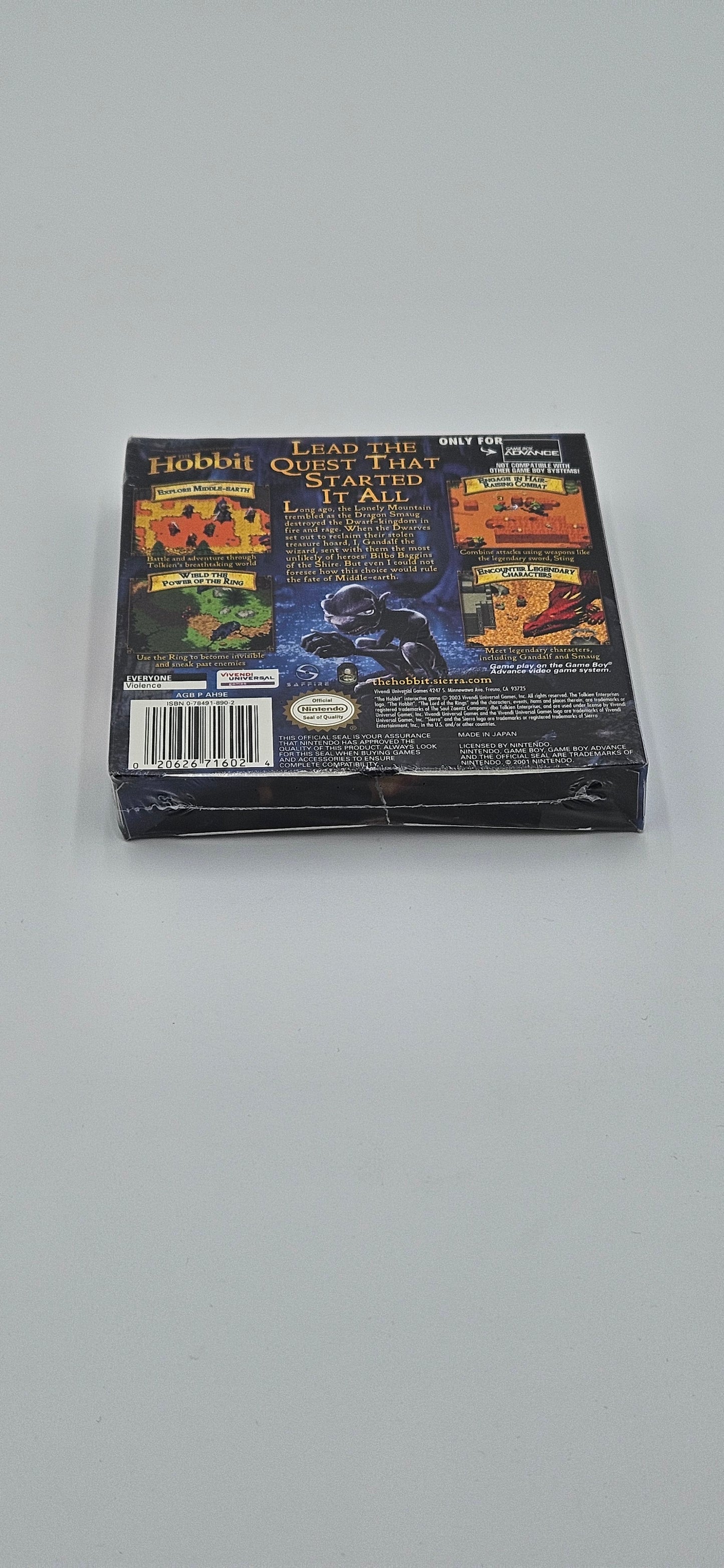 The Hobbit Game Boy Advance