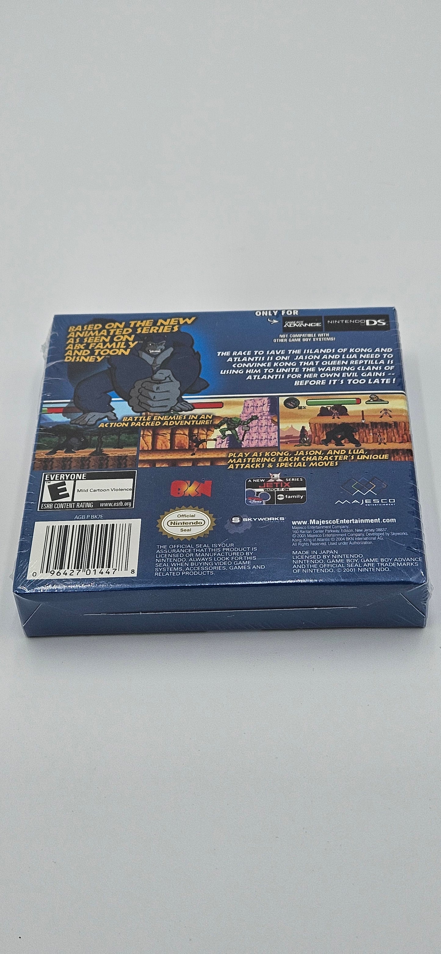 Kong King of Atlantis GBA - SEALED BOX - Mint Condition! Gameboy Advance