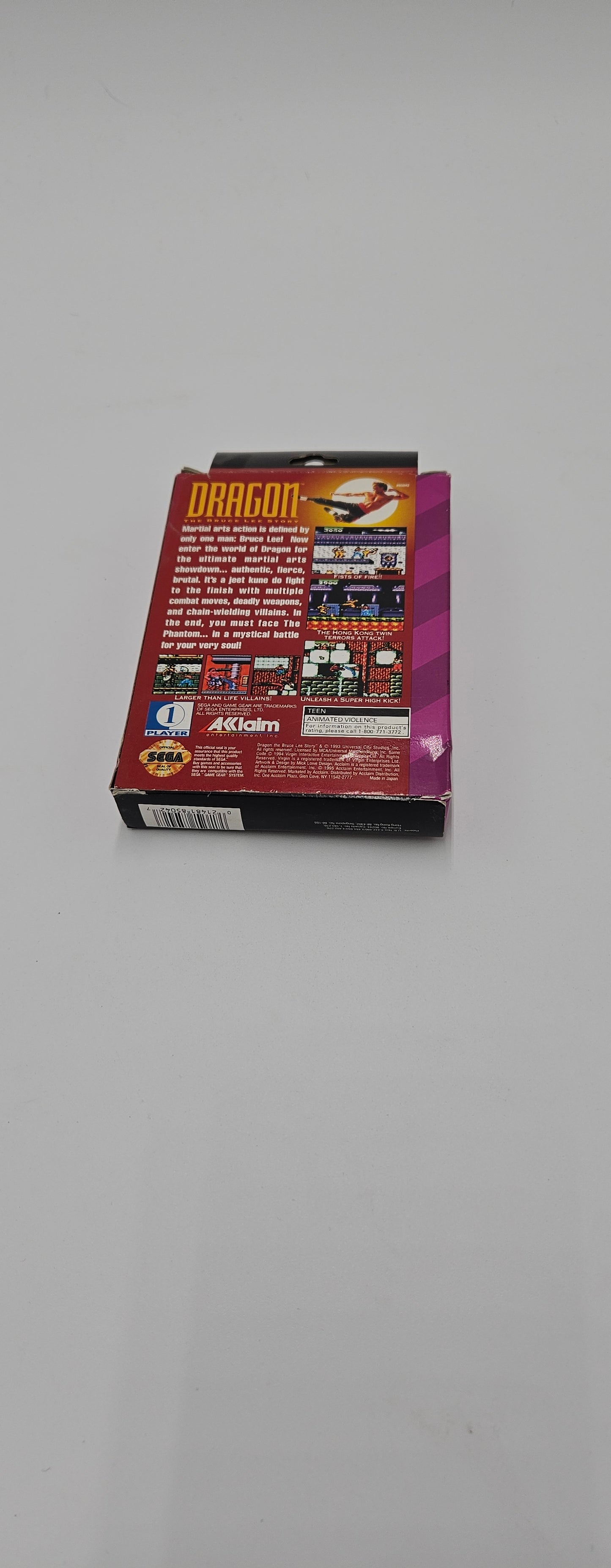 DRAGON: The Bruce Lee Story Game Gear