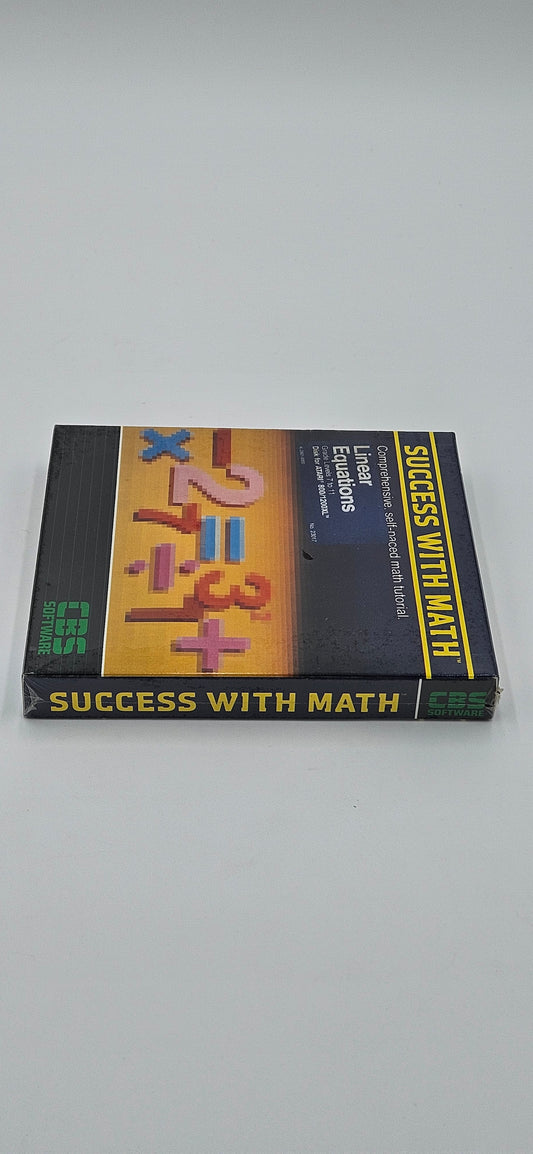 SUCCESS WITH MATH Linear Equations Atari 1200XL