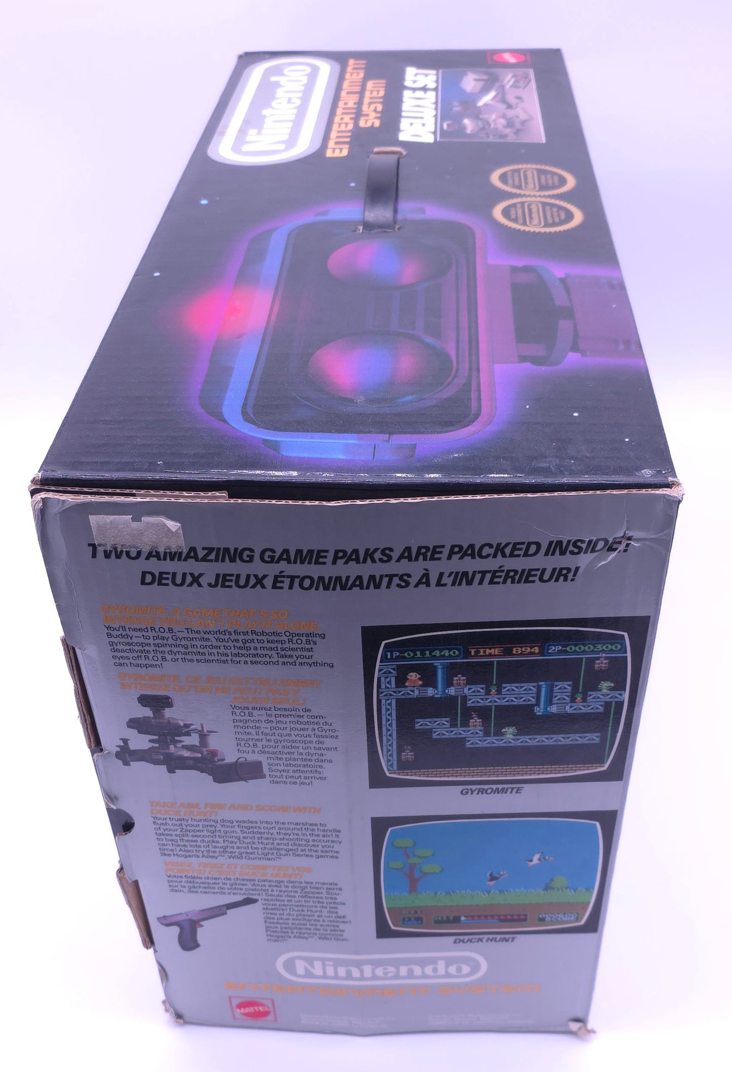 Nintendo NES Deluxe Set with Robot - Complete - RARE!