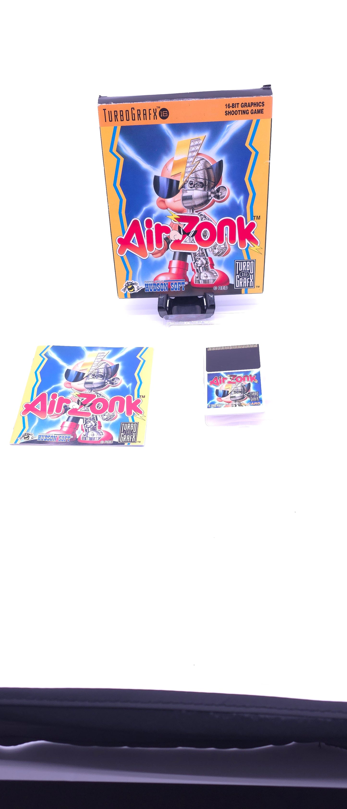 Air Zonk Turbografx16 CIB MINT RARE! Collector Grade TurboGrafx 16
