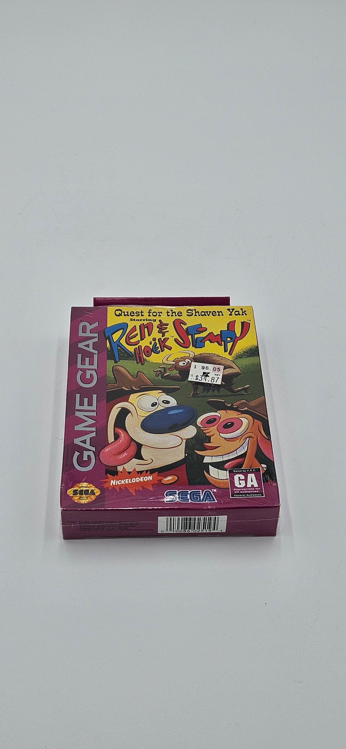Quest for the Shaven Yak Sega Game Gear