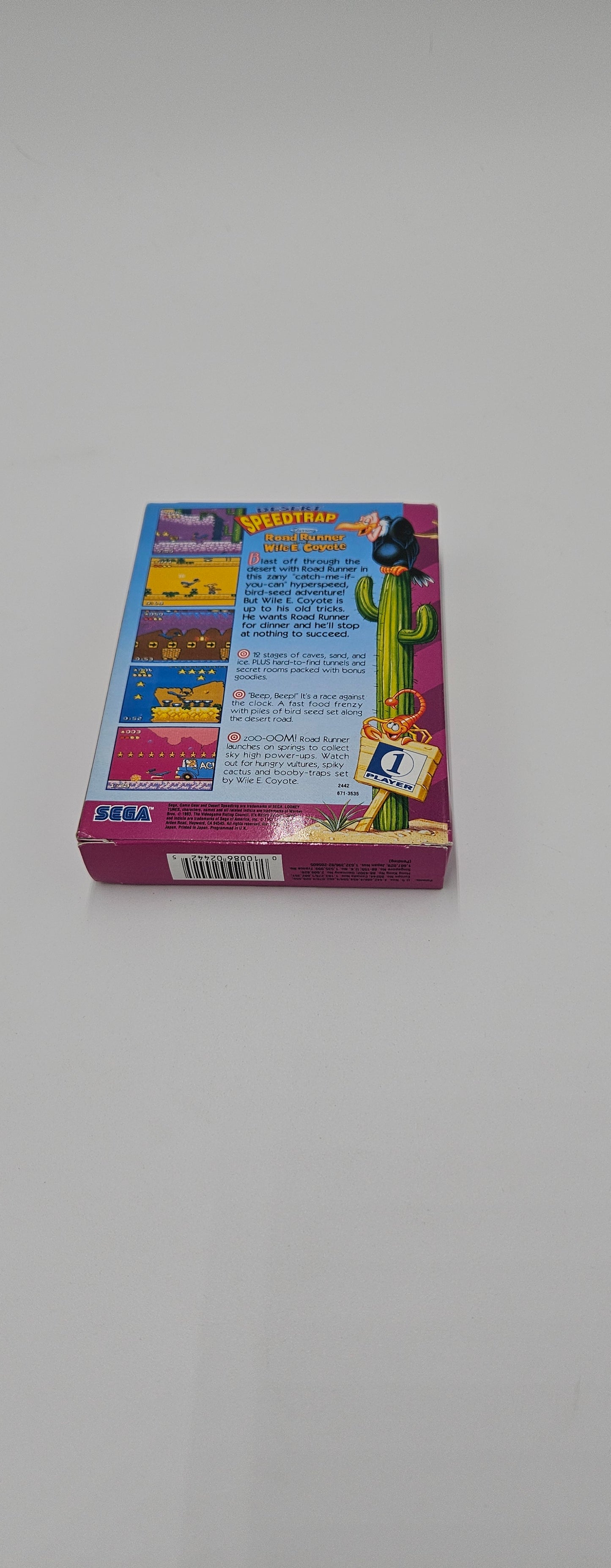 Desert Speedtrap starring Road Runner and Wile E. Coyote Game Gear